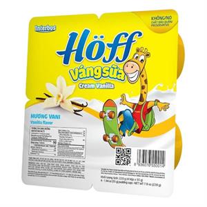 Váng sữa vị Vani Hoff vỉ 4 hộp x 55gr