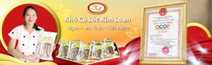 Khô cá Lóc Kim Loan 3 nắng 500g (Gói)