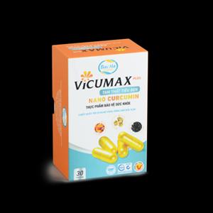 Thực phẩm  bảo vệ sức khỏe Vicumax plus tam thất tiêu đen nano curcumin