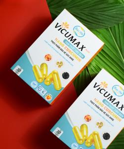 Thực phẩm  bảo vệ sức khỏe Vicumax plus tam thất tiêu đen nano curcumin