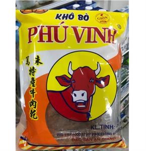 Khô bò Phú Vinh 250g (Gói)