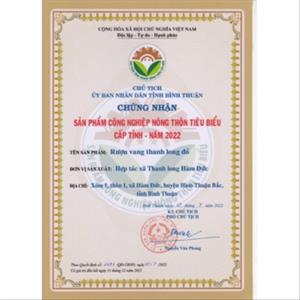 Rượu vang thanh long Đỏ 750ml - 18%