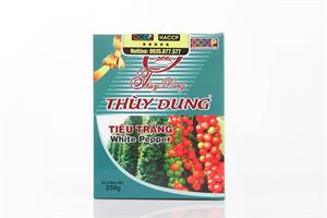 Tiêu sọ trắng sấy khô hồng ngoại hộp 250gr