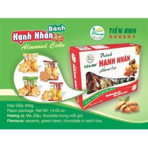 Bánh Hạnh nhân Tiến Anh 400g (Hộp)